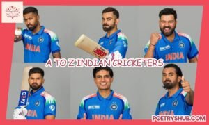 A to Z Indian Cricketers Name – Complete Alphabetical List with Details
