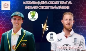 Australian Men’s Cricket Team vs England Cricket Team Timeline