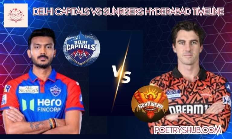 Delhi Capitals vs Sunrisers Hyderabad Timeline – Full Match History & Stats