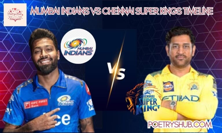 Mumbai Indians vs Chennai Super Kings Timeline – Complete IPL History