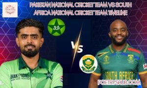 Pakistan National Cricket Team vs South Africa National Cricket Team Timeline